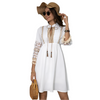 Chiara – Geborduurde Boho Maxi Jurk voor Dames in Wit