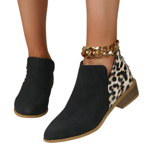Irene – Dames Suède-Look Boots met Blokhak
