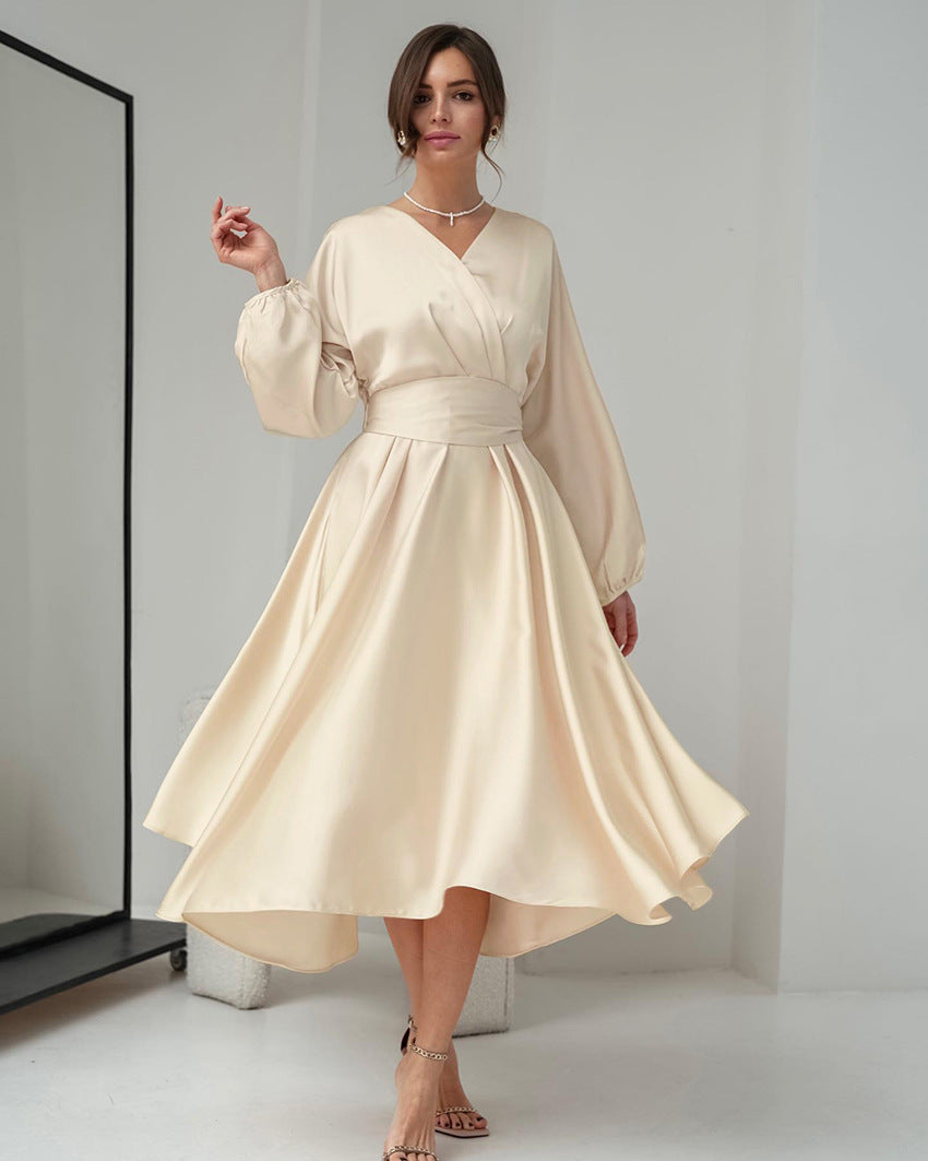 Jolina – Elegante Slim Fit Lange Jurk voor Dames