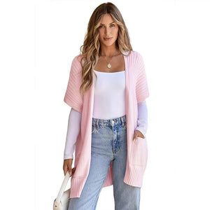 Delaney – Lichtgewicht Dames Open-Front Gebreid Vest