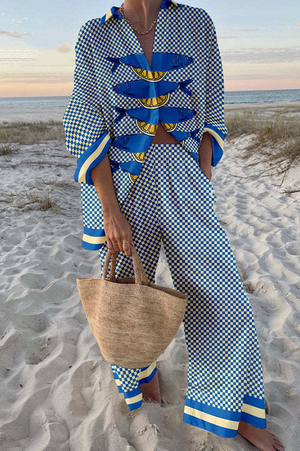 Yuna – Linnen Set met Mediterrane Vibes voor Dames