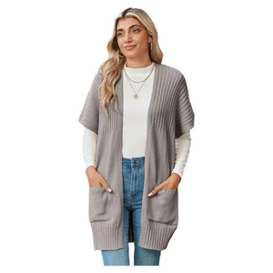 Delaney – Lichtgewicht Dames Open-Front Gebreid Vest