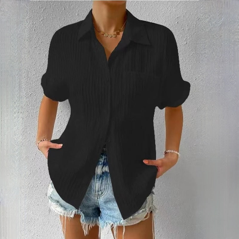 Lucia – Luchtige Dames V-Hals Blouse