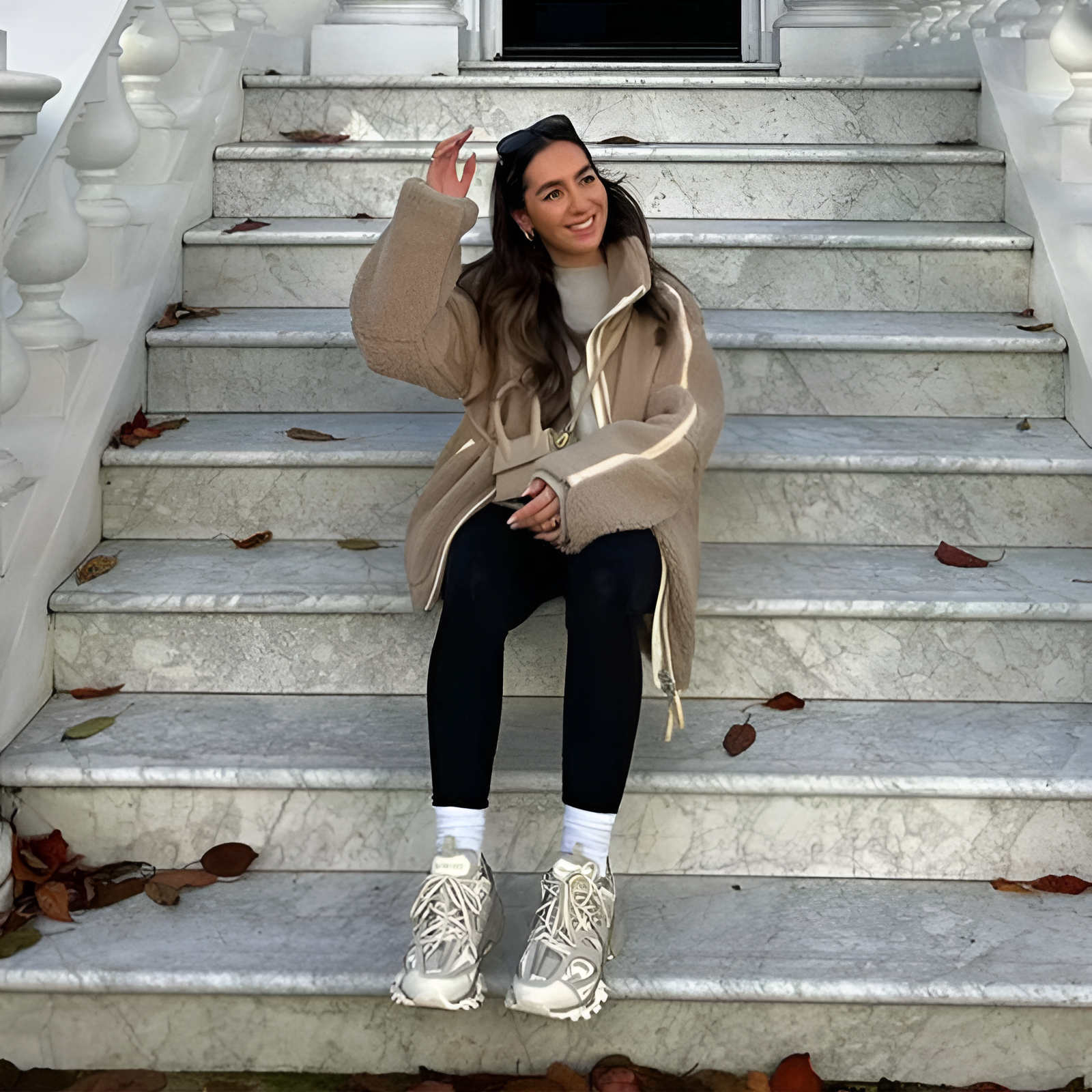 IsabellaConti Lam fleece Winterjas voor dames