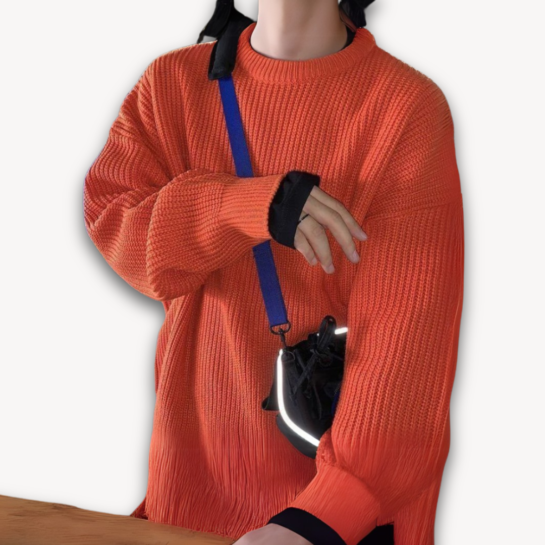 Luca – Oversized Gebreide Wintertrui voor Heren