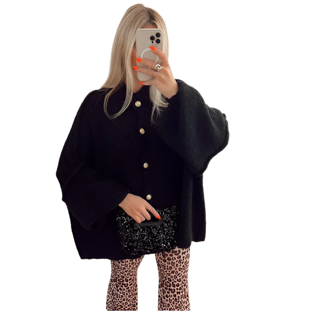 Alessia – Oversized Damestrui van Wol