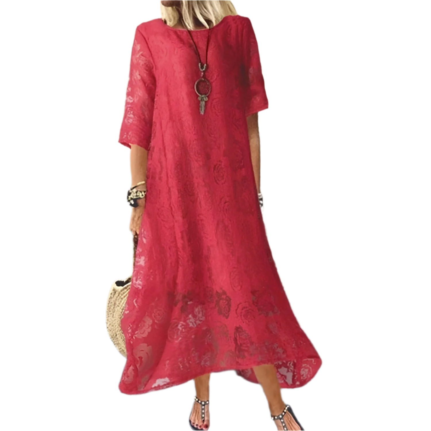 Isabella – Luchtige Zomerjurk voor Dames in Midi-lengte