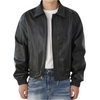 Lorenzo – Retro Heren Kunstleren Zip-Up Jas