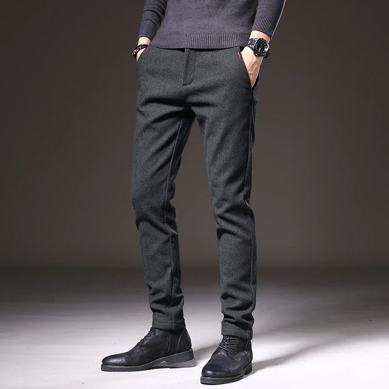 Lorenzo – Slim Fit Heren Stretch Broek van Katoenmix