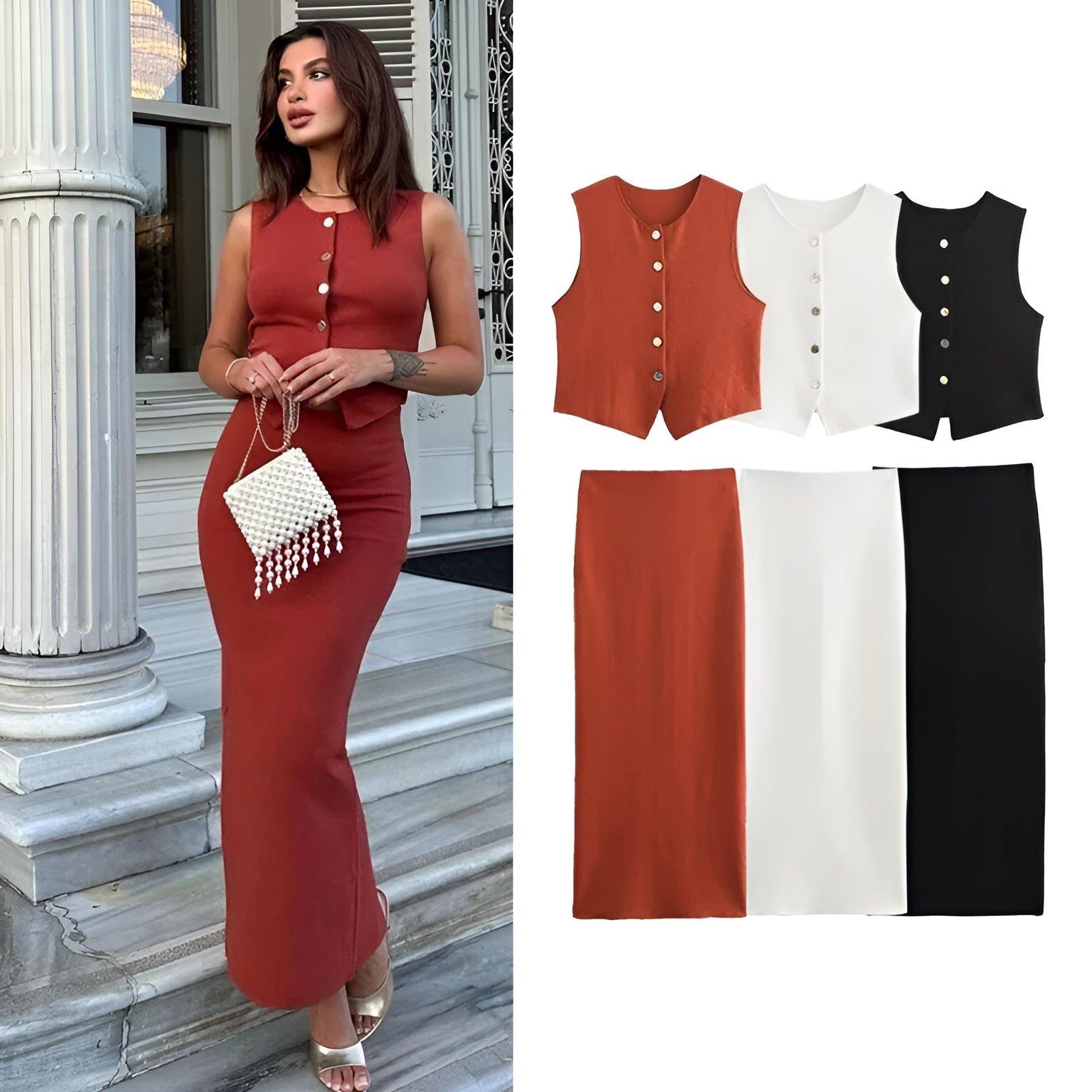 Isabella – Elegante Twee-Delige Set voor Dames