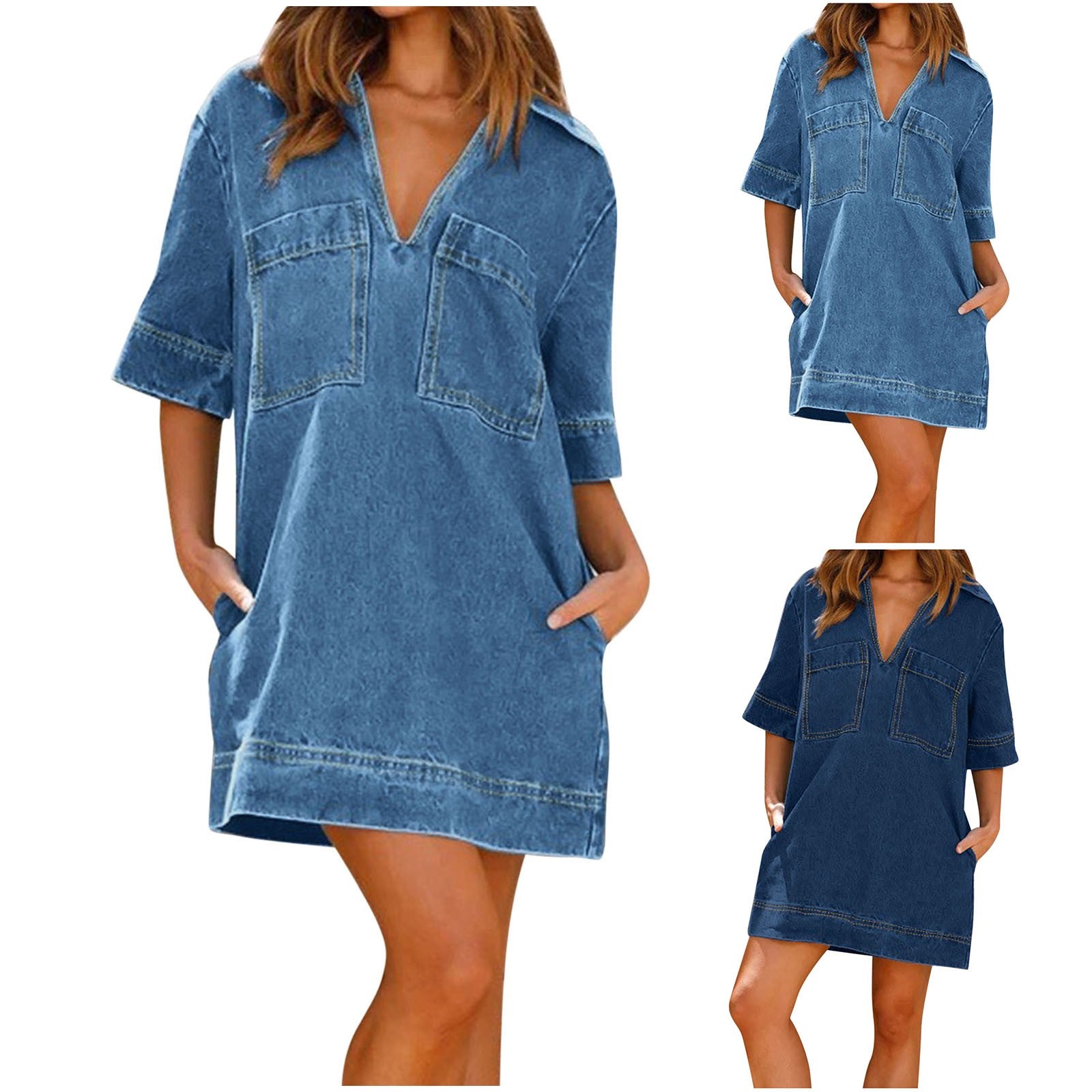 ValentinaRossi™ Denim Jurk