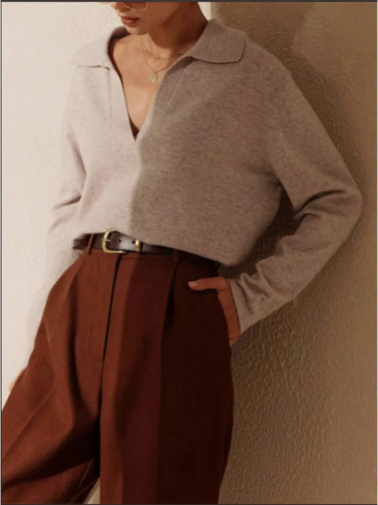 Ayessa – Elegante Dames Trui met Kraag