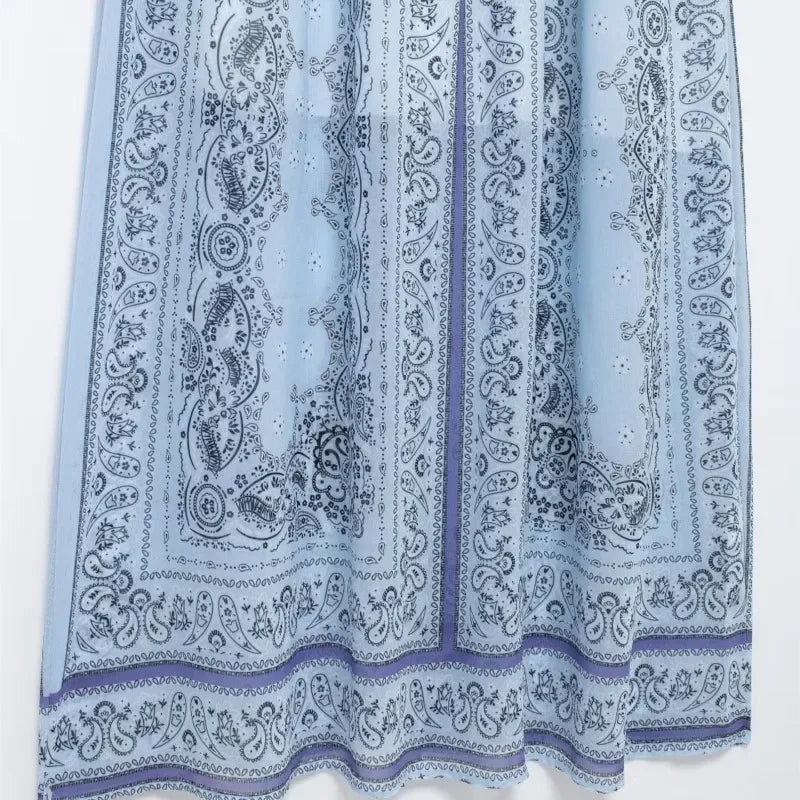Regine – Lichtgewicht Zomerse Chiffon Jurk voor Dames met Print