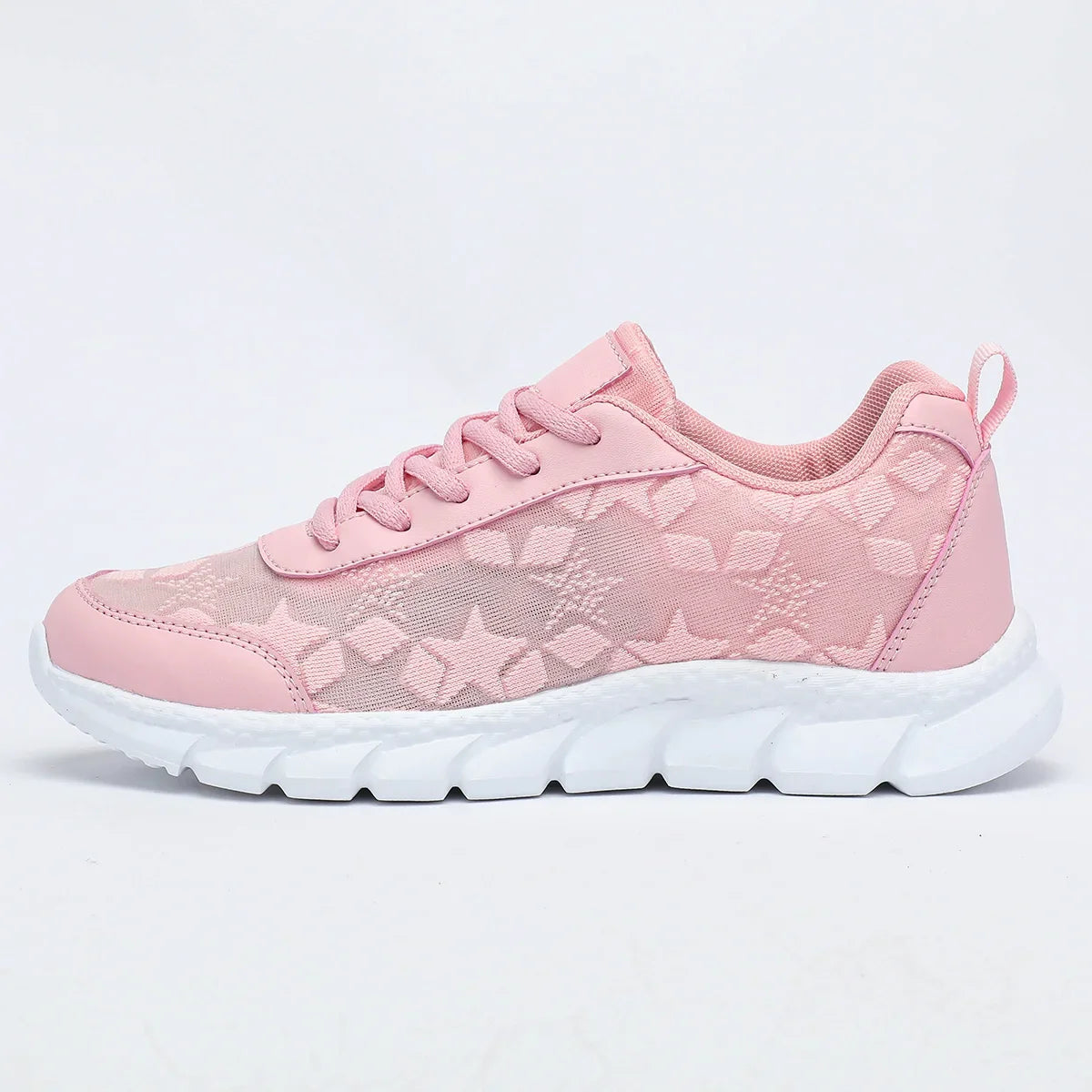 Minda – Comfortable Dames Platform Sneakers met Vetersluiting