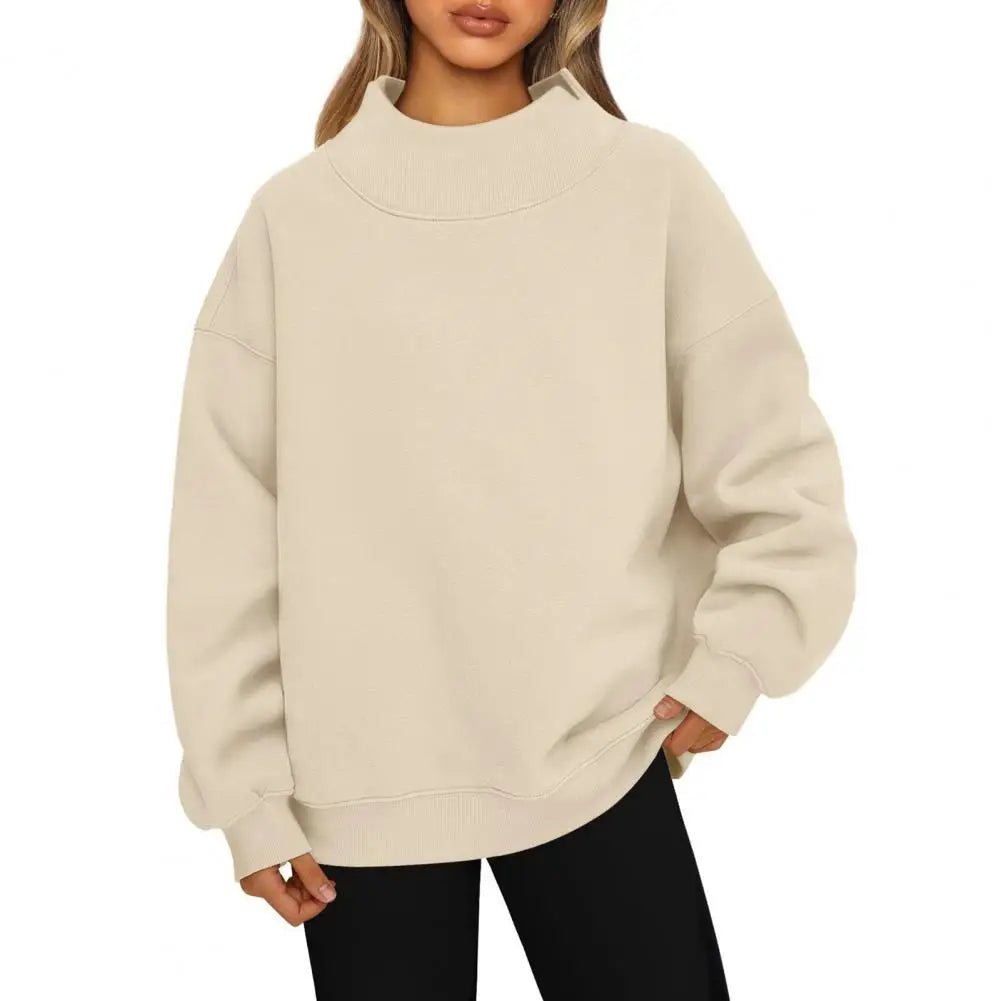 ValeriaConte Vrouwen Half Hals Sweatshirt