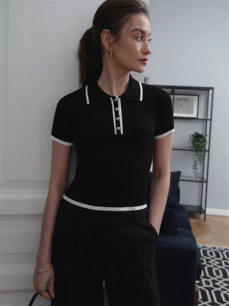 Lorenzo – Moderne Gebreide Heren Polo
