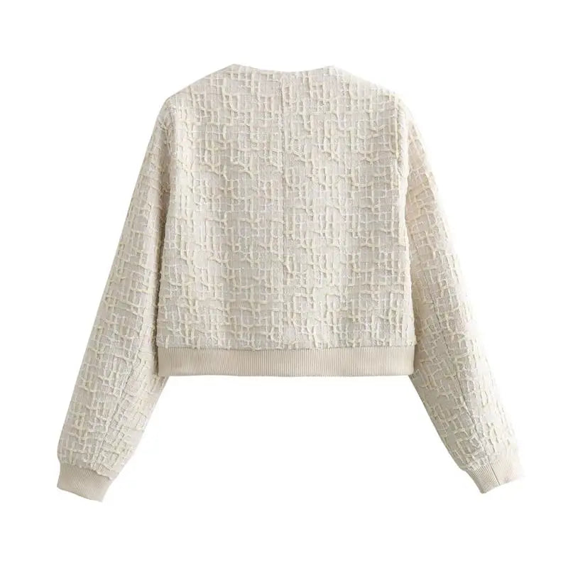 Cavolto – Korte Slim Fit Dames Jas met Knopen in Streetstyle