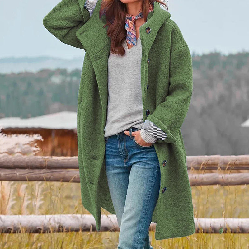 Elena – Dames Winterjas met Capuchon