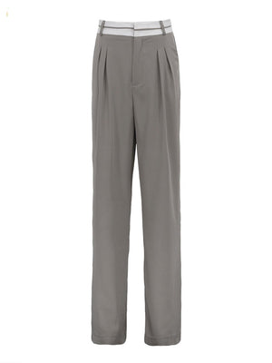Sophia – Hoogwaardige Dames Rechte Broek met Hoge Taille