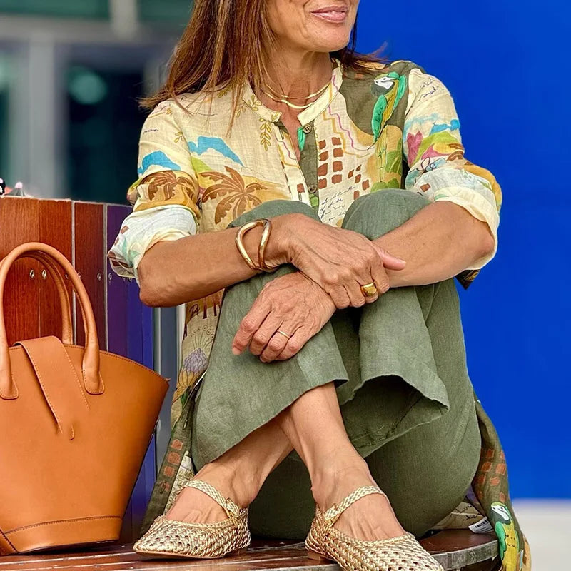 Freya – Luchtige Dames Linnen Zomerset