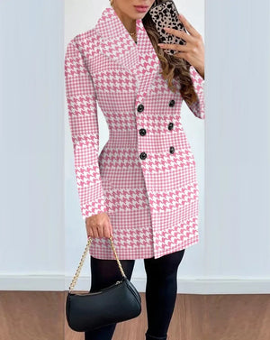 ValerioToscani Winter hoge stretch plaid