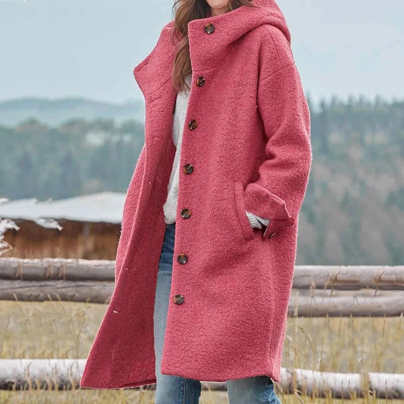 Elena – Dames Winterjas met Capuchon