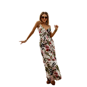 Dolori – Bohemian Dames Maxi jurk met V-Hals