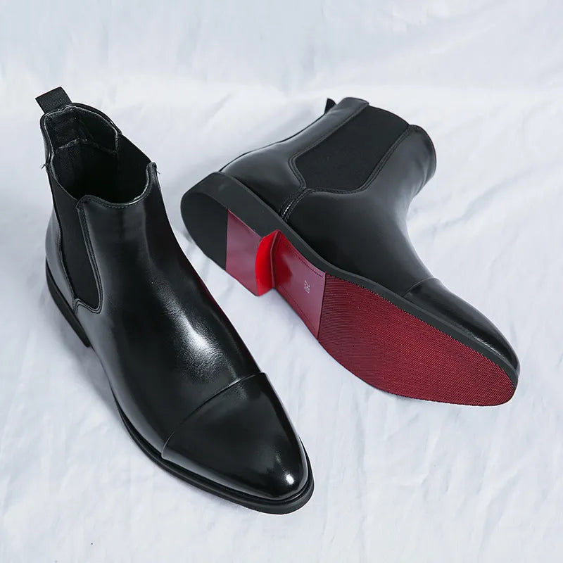 Leonardo – Leren Chelsea Boots voor Heren