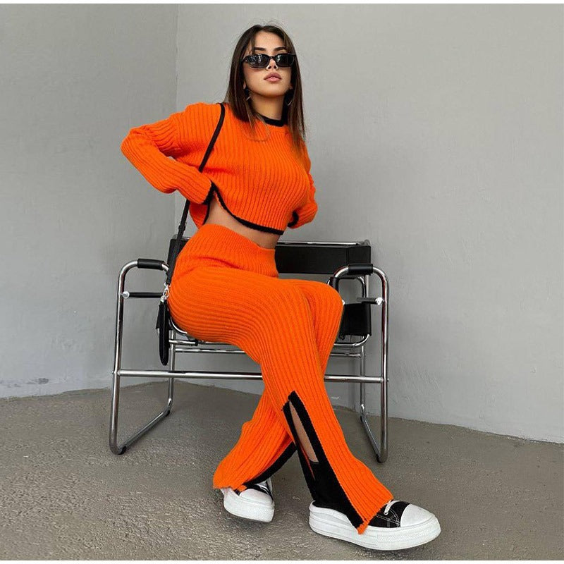 Desirée – Gebreide Dames Lounge Set met Elegante Pasvorm