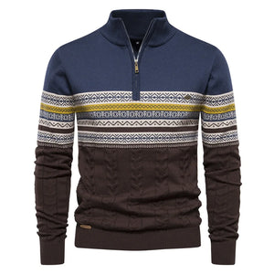 Lorenzo – Stijlvolle Heren Fair Isle Wollen Trui