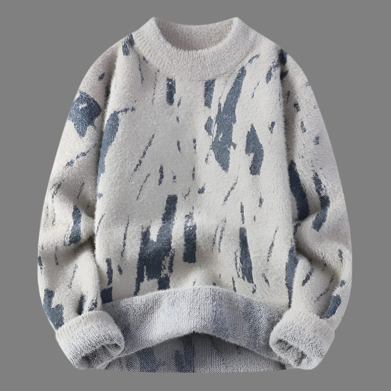 Gregorio – Heren Gebreide Trui van Wolmix met Casual Fit