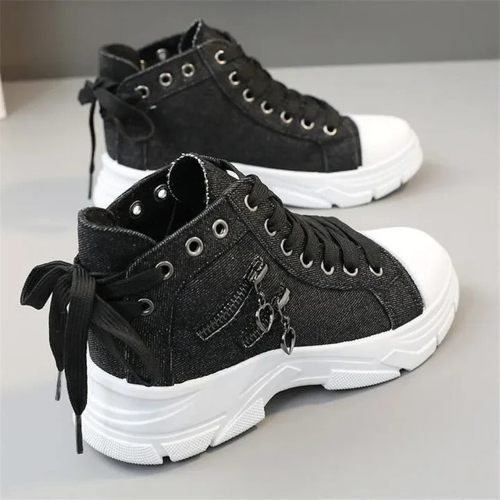 LucaIndigio™ Denim Delight Sneakers