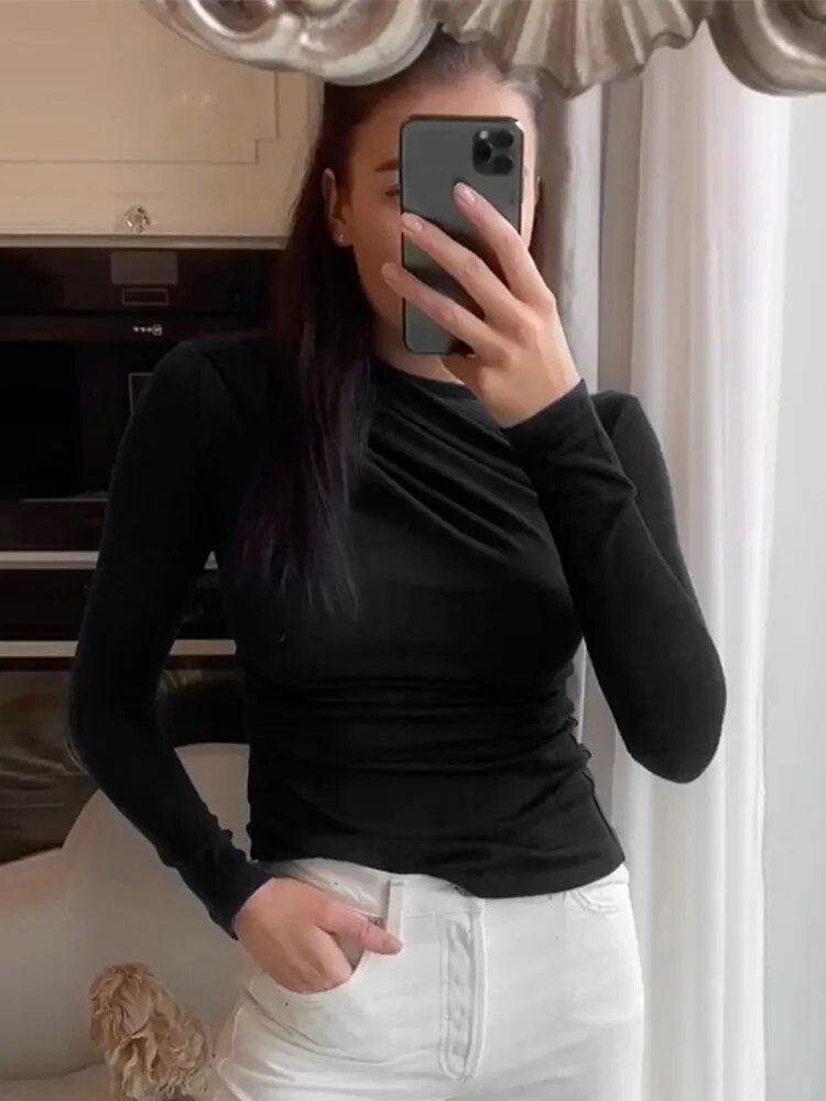 Isabella – Hoogstretch Asymmetrische Dames Top