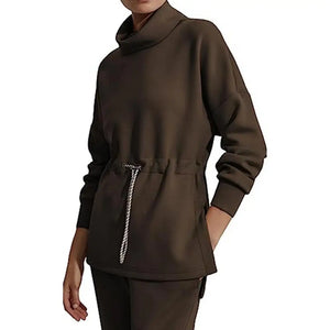 LorenzoFerraro Pullover met tunnelkoord