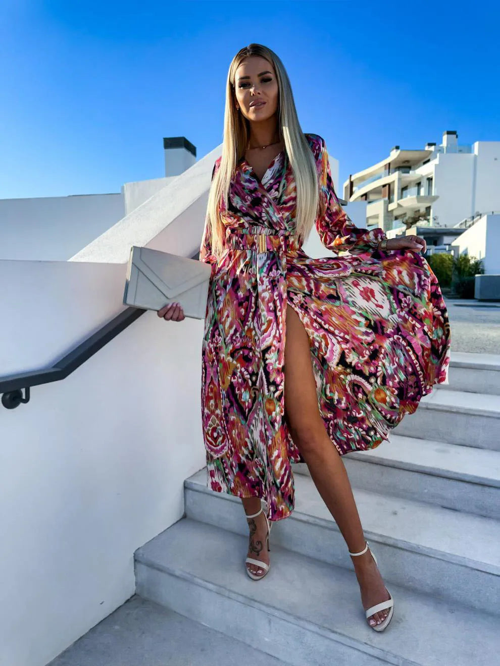 Elena – Bohemian Maxi Jurk voor Dames