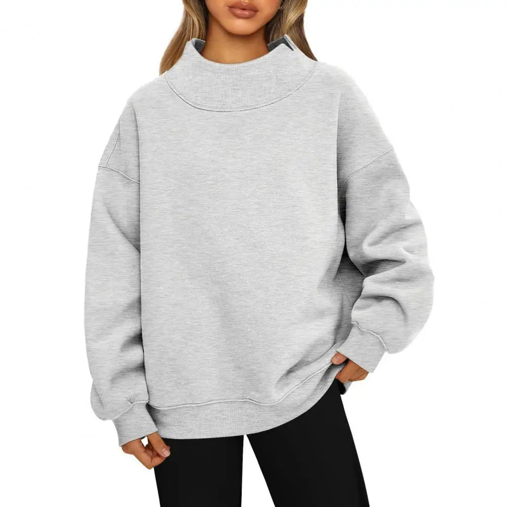 ValeriaConte Vrouwen Half Hals Sweatshirt
