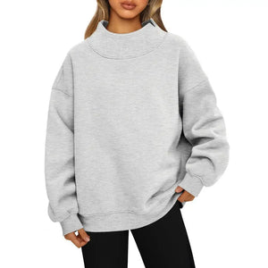 ValeriaConte Vrouwen Half Hals Sweatshirt