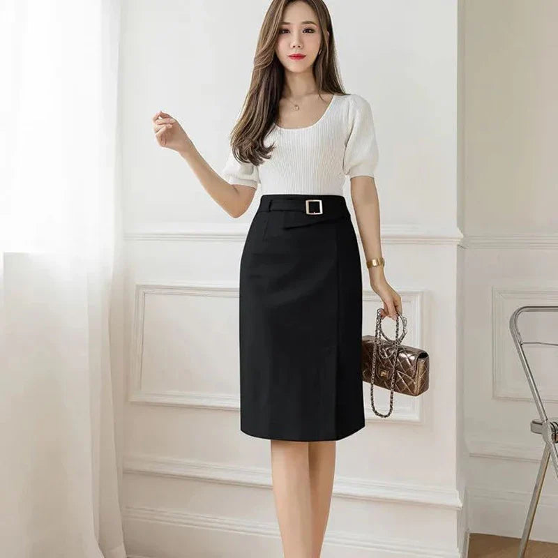 Camila – Elegante Dames Kokerrok voor Werk & Business
