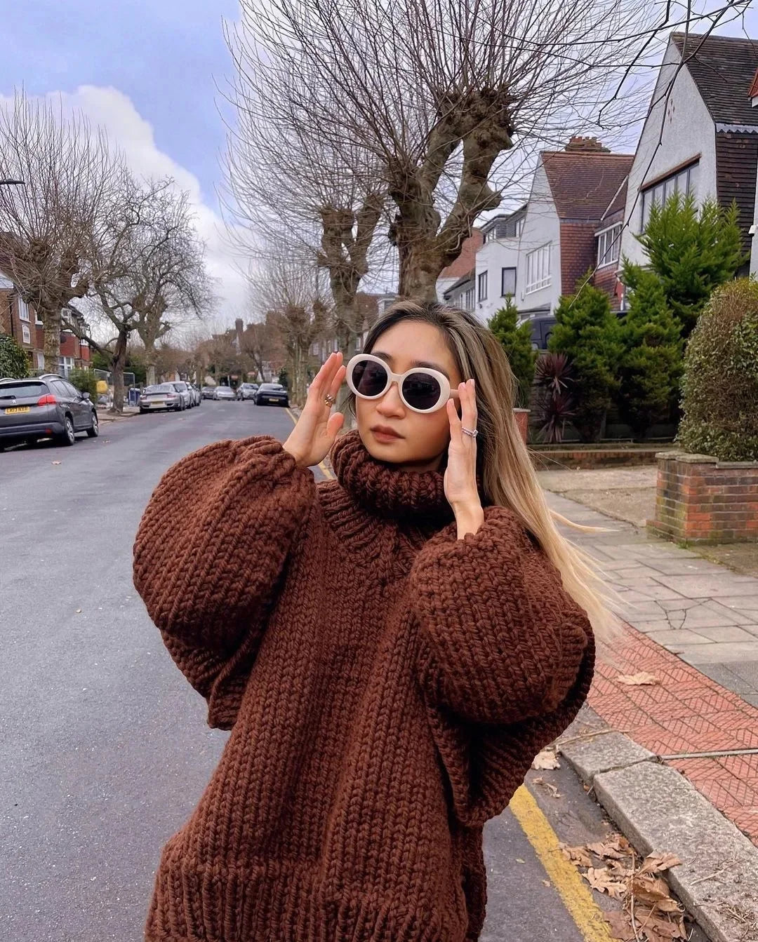 Britany – Gebreide Dames Coltrui voor Winter & Lente