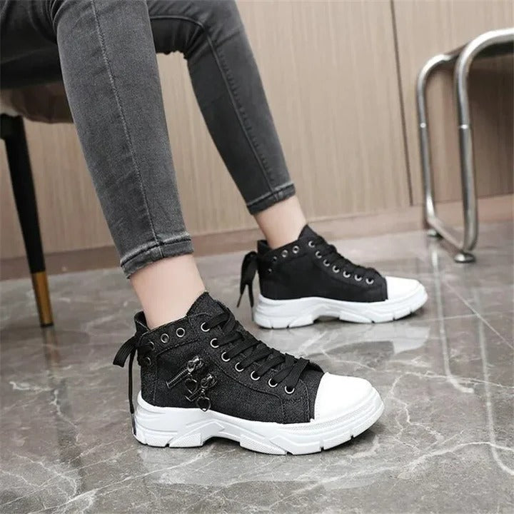 LucaIndigio™ Denim Delight Sneakers