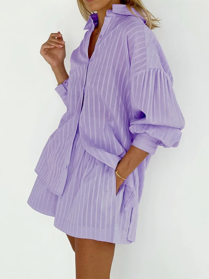 Gretchen – Elegante Zomer Set voor Vrouwen met Jacquard Look