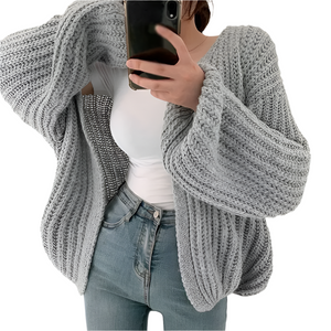 Elena – Dubbelgeknoopte Wolblend Dames Winterjas