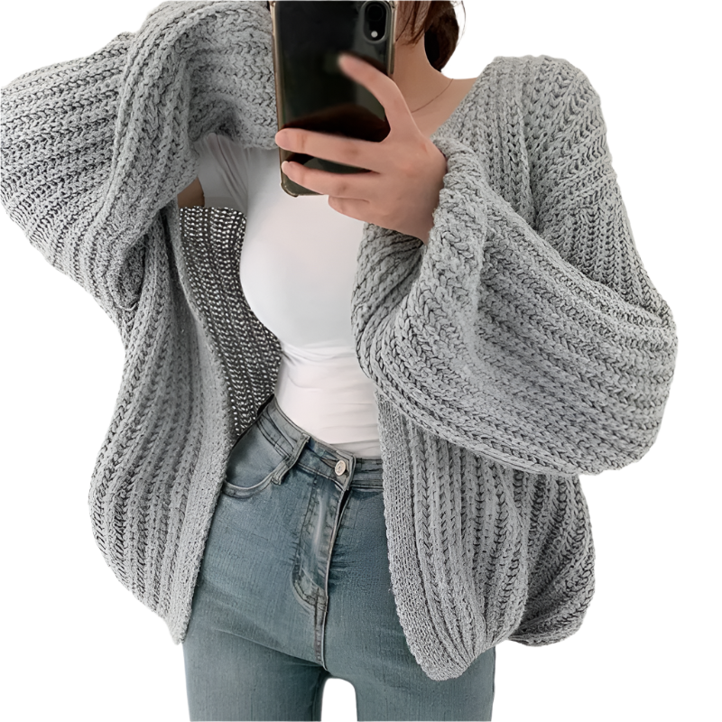 Elena – Dubbelgeknoopte Wolblend Dames Winterjas