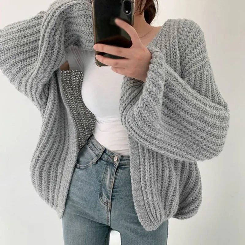 Elena – Dubbelgeknoopte Wolblend Dames Winterjas