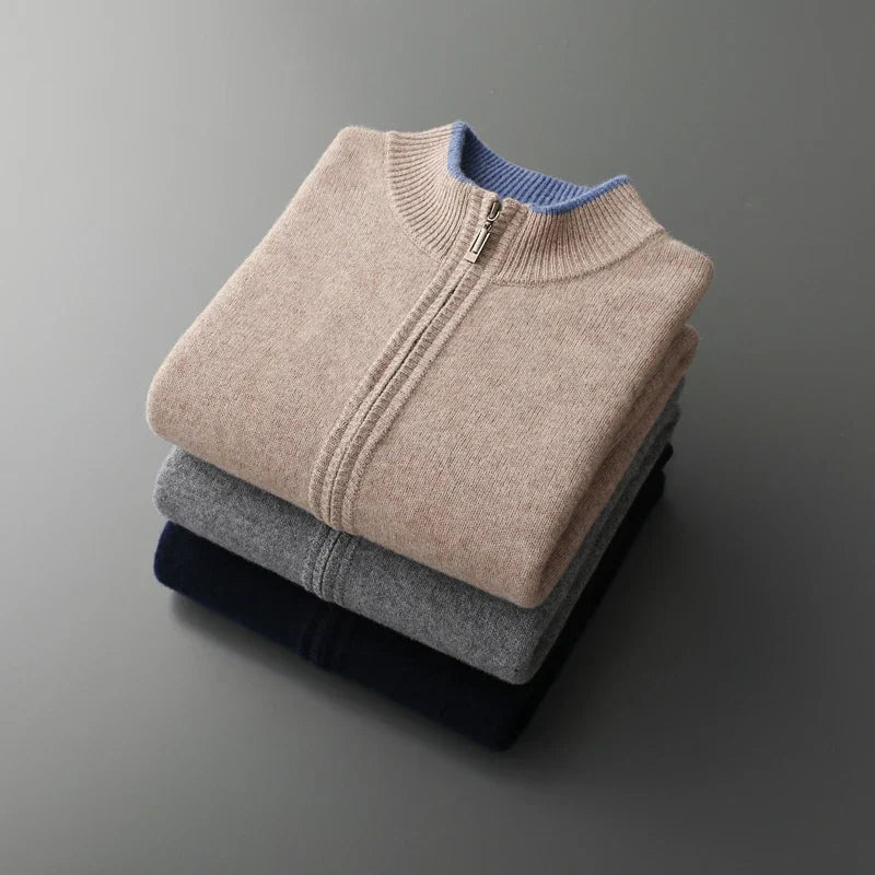 Lorenzo – Luxe Herenvest van Premium Wol