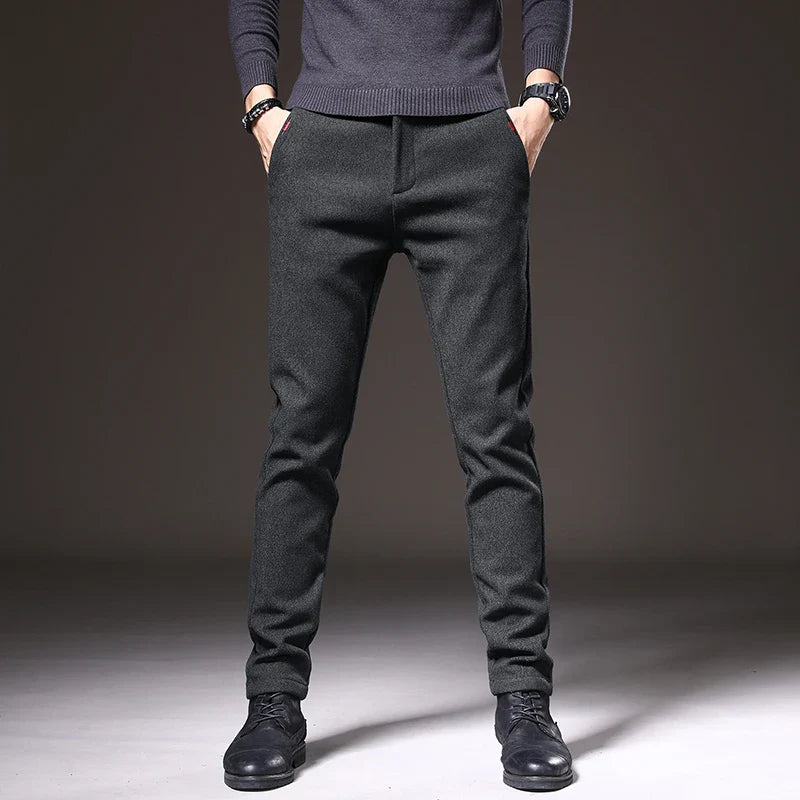 Lorenzo – Slim Fit Heren Stretch Broek van Katoenmix