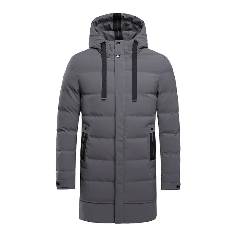 Lorenzo – Extra Lange Waterdichte Herenparka