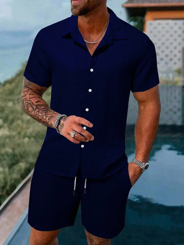 Pietro zomers herenoverhemd