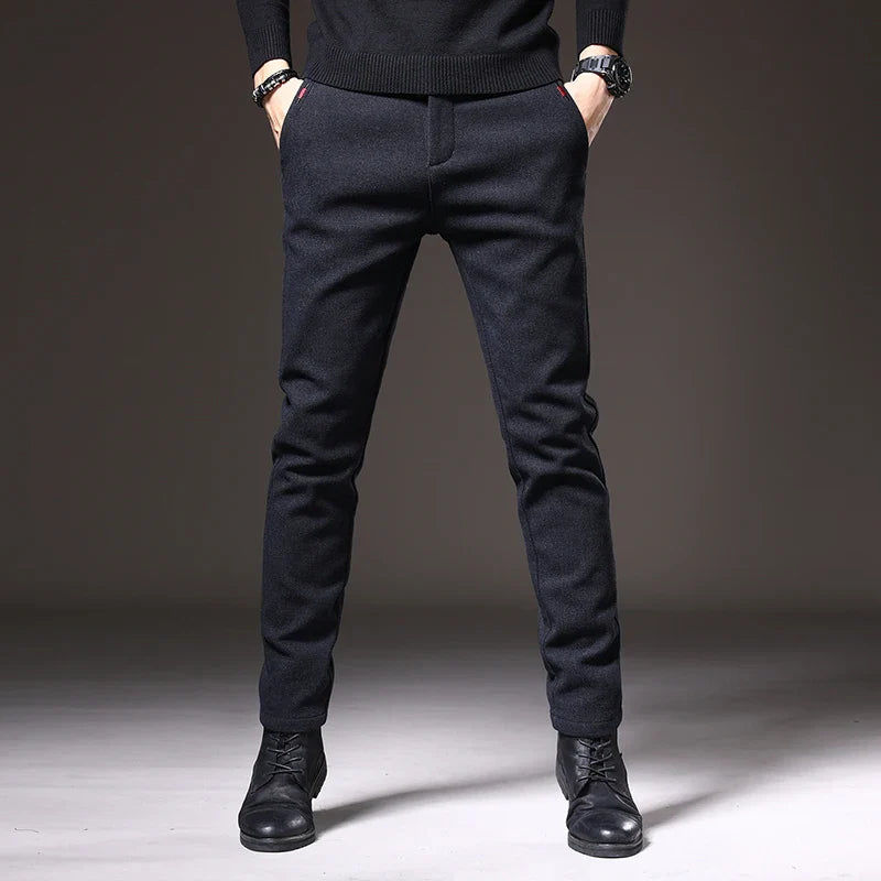 Lorenzo – Slim Fit Heren Stretch Broek van Katoenmix