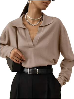 Ayessa – Elegante Dames Trui met Kraag